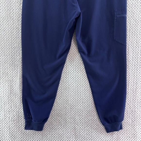 Figs Scrubs Pants Womens L Maternity Blue Joggers Technical Collection Medical - Picture 11 of 14